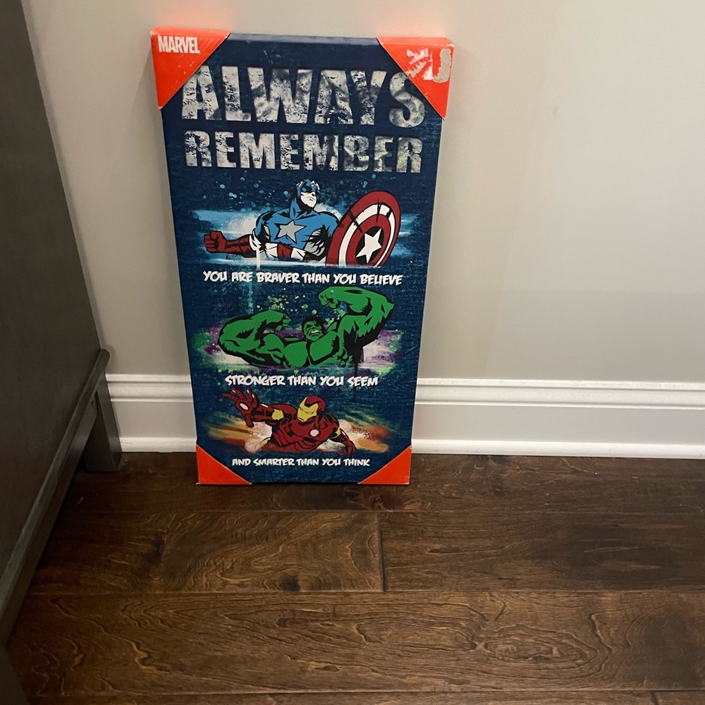 Canvas marvel room decoration